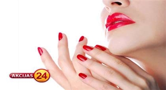Klasiskais manikīrs + pedikīrs + Gelish lakas pārklājums ar 51% atlaidi!