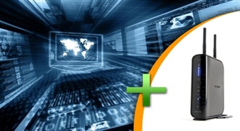 Optiskais internets ar ātrumu 100Mbits un Wi-Fi rūteris kā dāvana! Ar 66% atlaidi!