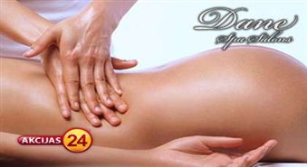Aнтицеллюлитный ручной массаж в салоне „Dane Spa” со скидкой  54% !