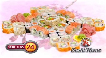 Neklausi nevienu- šeit suši ir garšīgāki! Tomodachi set 3 personām (45 gab.) ar 50% atlaidi!