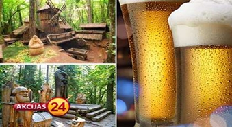 Rūķu un raganu pasaku mežs, alus degustācija un izbrauciens ar zirgiem! Atlaidi 50%!