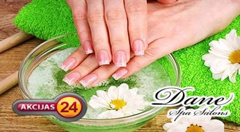 SPA-процедура для рук + классический маникюр с покрытием лака Orly или O.P.I.   в салоне ”Dane Spa” со скидкой 56%!