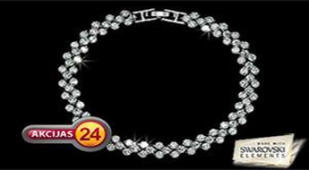 Visām klasikas cienītājām! Rokassprādze "Roma" no kelekcijas ar ierobežotu tirāžu, ar neticami skaistu Itāļu dizainu no Swarovski Elements kristāliem.