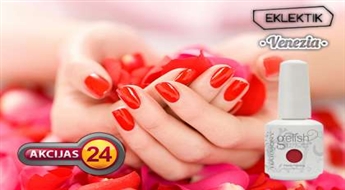 Классический или Европейский маникюр с покрытием Harmony Gelish в салоне "Venezia" или "Eklektik" со скидкой 56%!