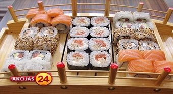 Izdevīgs piedāvājums no DOMINO! Sushi set 2 personām ar 40% atlaidi!