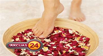Klasiskais pedikīrs + GELISH  + pīlings ar AHA skābēm + burbuļvanna + sviests ar 55% atlaidi!