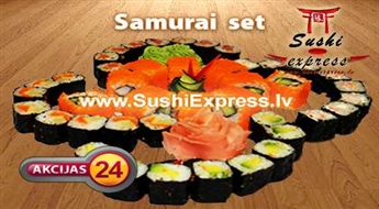 Garšīgi, ātri un izdevīgi: Samurai set 40 gab. no SushiExpress!