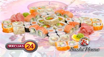 Neklausi nevienu- šeit suši ir garšīgāki! Tomodachi set 3 personām (45 gab.) ar 50% atlaidi!