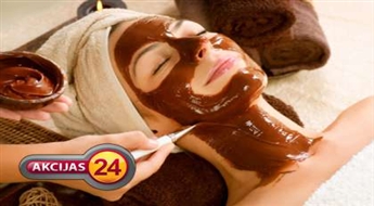 «Шоколадная терапия» для лица и шеи: ионизация + шоколадная маска со скидкой 46%!