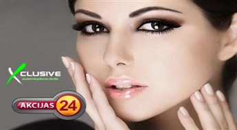 Uzacu permanetais make -up salonā "X-clusive"!