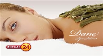 Anticelulīta  aļģu spa  ietīšana Spa salonā „Dane” ar 50% atlaidi!