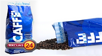 Sāc dienu ar bagātīgas garšas un apburoša aromāta baudījumu ik rītu!  "GRAN CREMA BLUE ESPRESSO" izcilas kvalitātes pupiņu kafija no Itālijas!