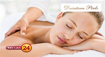 Arstnieciskā muguras masāža salonā „Dzintara Pērle”ar 50% atlaidi!