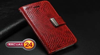 Moderns ādas maciņš sarkanā krāsā Jūsu iPhone5!