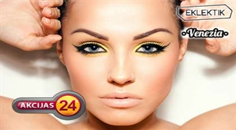 Uzacu korekcija + krāsošana salonā "Venezia" vai "Eklektik"!