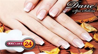 SPA procedūra rokām + klasiskais manikīrs ar Orly vai O.P.I. lakas pārklājumu salonā „ Dane Spa”ar 56% atlaidi!