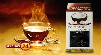 Ароматизированный черный чай Urban Tea Garden “COLOMBO  COCONUT” 75 г. Только 1.32 Ls