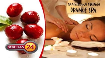Витаминный СПА ритуал с брусникой в студии красоты "Orange Spa" со скидкой 53%!