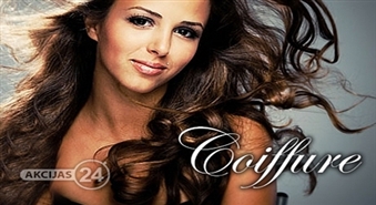 Brīniškigs piedāvājums no salona "Coiffure", Sieviešu matu griezums un ieveidošana ar 50% atlaidi!
