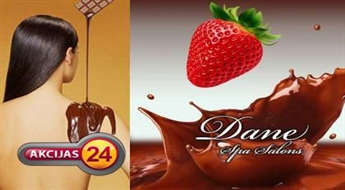 2 Stundu Šokolādes - zemeņu Spa Rituāls salonā "Dane Spa" ar 61% atlaidi!