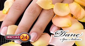 SPA procedūra rokām + klasiskais manikīrs ar Orly vai O.P.I. lakas pārklājumu salonā „ Dane Spa”ar 56% atlaidi!