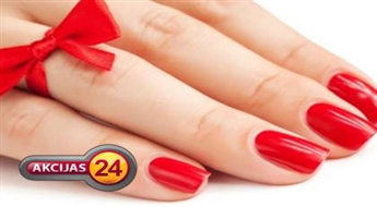 Покрытие ногтей гель-лаком Gelish от фирмы Harmony со скидкой 50%!