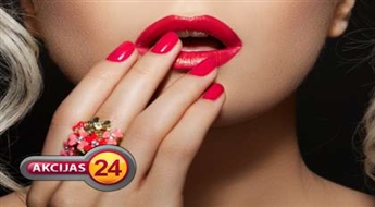 Ideāls manikīrs uz ilgu laiku! Manikīrs + Gelish ar 50% atlaidi !