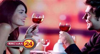 Elegantas romantiskas vakariņas divām personām restorānā Zaļais dārzs ar atlaidi 51%!