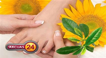 Skaisto Sajūtu Pietura приглашает на педикюр "Zen SPA Green Tee" со скидкой 54%!