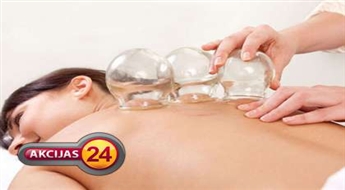 2 stundu ķermeņa slaidinošā masāža + limfodrenāža + masāža vakuuma banciņām ar slaidinošām eļļām salonā "Boutique Lea"!