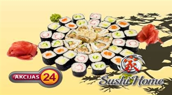 Izdevīgs piedāvājums no "Sushi Home"! Kunoichi set  3 personām ( 40 gab.)ar 50% atlaidi!