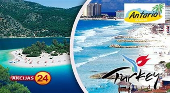 8 dienas Turcijā 5* viesnīca ar ēdināšanas tipu  viss iekļauts no 19 līdz 26 maja ar atlaidi 35%!