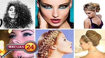 Vakara frizūra + dienas vai vakara make up ar 40% atlaidi!
