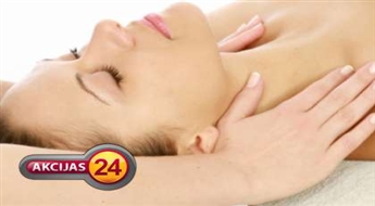 Массаж лица и декольте зоны (30 мин) в „Fizio & SPA Massage room”и спортивном центре «Shape »!