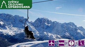 Kalnu slēpošana Itālijā — Ziemassvētki Male, Val di Solē + Ski Pass / 8 dienas (Rīgas Tūristi) – Maksā 10% avansu, norēķinies 24 mēnešos!