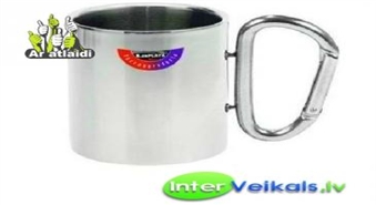 LAPLAYA® TERMO KRŪZE NO NERŪSĒJOŠA TĒRAUDA "CARABINER" 0,22 L ar atlaidi!