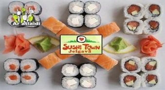 Suši komplekts Jelgavā no SUSHI TOWN ar 50% atlaidi!