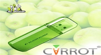 SILICON POWER 4GB USB 2.0 HELIOS 101 APPLE GREEN - flash накопитель данных со скидкой 50%!