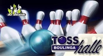 Spēle boulingu 3 stundas TOSS BOULINGA HALLĒ ar 65% atlaidi!
