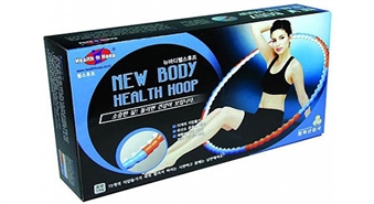 Интернет магазин KOSMETIKA24.LV предлагает: Массажный обруч New BODY Health Hoop со скидкой 40%, всего лишь за 11.40 Ls!