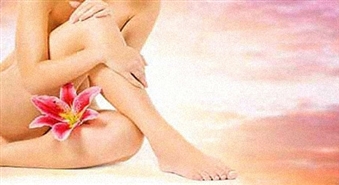 Vaksācija sievietēm ar 57% atlaidi ar karsto vasku visas kājas garumā + bikini salonā FLEUR pilsētas centrā par 12,95 Ls