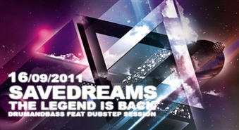 Непропусти!!! В Риге новая волна тусовок D'n'B и Dub Step от SAVE DREAMS! VIP карта на все 4 мероприятия со cкидкой в 64%!