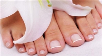 Салон красоты FLEUR в самом центре Риги - предлагает Gelish педикюр по прекрасной цене, всего лишь за 12,49 Ls