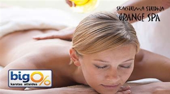 Классический массаж всего тела ( 1 час ) с аромамаслами в студии красоты "Orange Spa" !