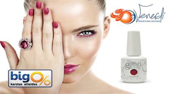 18G LED лампа! В салоне красоты Venerdi классический маникюр + Gelish всего за 7.00 Ls!