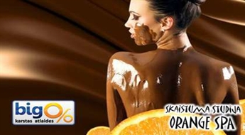 Skaistuma studija "Orange Spa" piedāvā izbaudīt šokolādes masāžu ar ietīšanu ( 90 minūtes) ar 60% atlaidi !