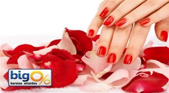 Gelish  manikīrs un īpaši maiga rožu SPA procedūra rokām salonā "Dolce Vita"!
