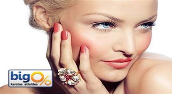 Ekspress manikīrs + Gelish  ar 50% atlaidi salonā „Bella Beauty”!