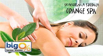 Vasaras atslābinošs SPA  rituāls ar zaļo tēju skaistuma studijā "Orange Spa" ar 53% atlaidi!