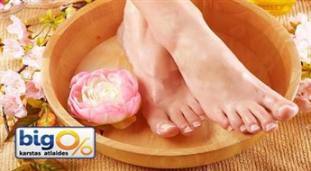 Salons "Eklektik" pirmo reizi Latvijas tirgū piedāvā unikālu SPA procedūru kājām ar kvartētu sāli «dr.Nona»!